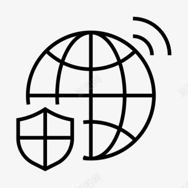 全球安全国际网络图标
