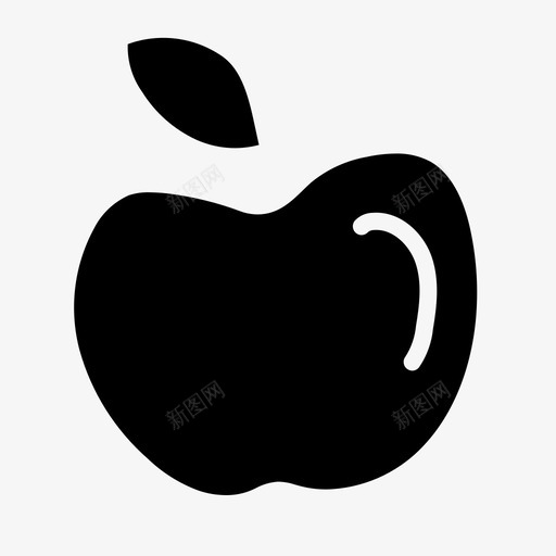 苹果水果营养svg_新图网 https://ixintu.com 水果 苹果 营养 美味 维生素 雕文