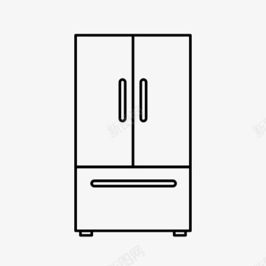采购产品冰箱电器法式门图标