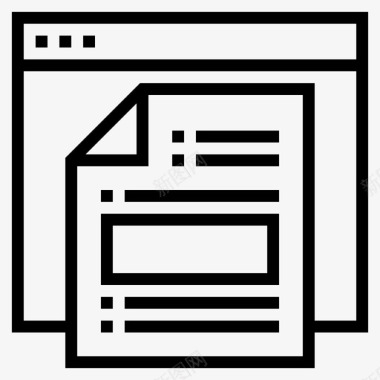 浏览器文档文件图标