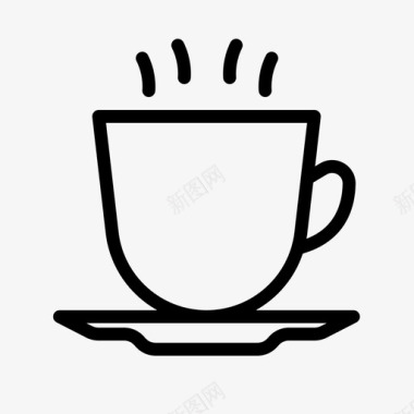 热饮料咖啡杯子图标