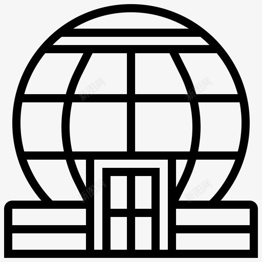 天文馆圆顶天文学礼堂svg_新图网 https://ixintu.com 天文馆 圆顶 天文学 礼堂 剧院 太空