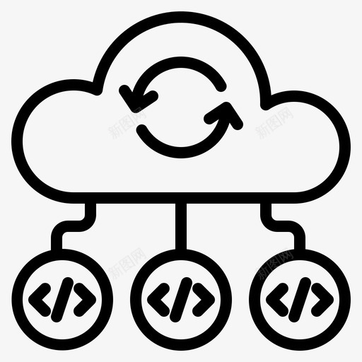 编码云开发svg_新图网 https://ixintu.com 编码 开发 编程 源代码