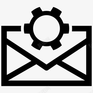 消息设置电子邮件管理图标
