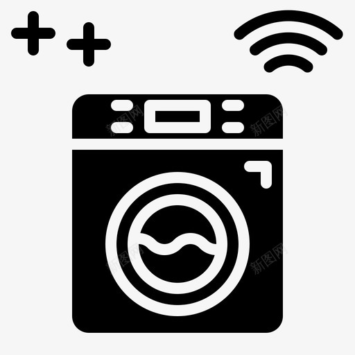 洗衣清洁机器人svg_新图网 https://ixintu.com 洗衣 技术 清洁 洗衣机 机器人 智能