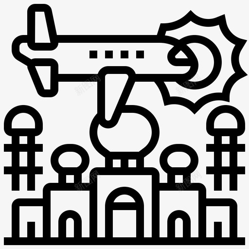 旅游航空国际svg_新图网 https://ixintu.com 旅游 航空 国际 飞机 交通 机场