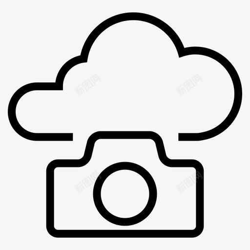 云摄像头数据svg_新图网 https://ixintu.com 上传 摄像头 数据 照片 片云 存储 系统