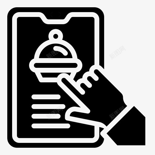 手机购买送货svg_新图网 https://ixintu.com 送货 食品 手机 购买 在线