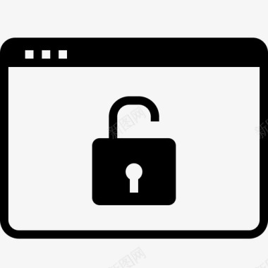 解锁浏览器安全网站图标