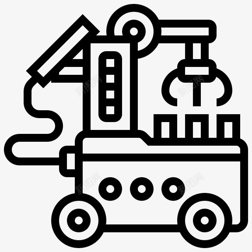 移动机器人装配工业svg_新图网 https://ixintu.com 机器人 移动 装配 装配工 工业 机器 生产线
