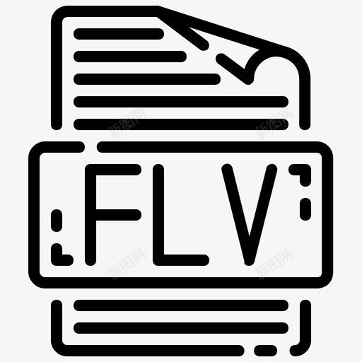 flv文件文件格式svg_新图网 https://ixintu.com 文件 格式