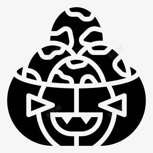 饼干糖果南瓜svg_新图网 https://ixintu.com 饼干 糖果 南瓜 万圣节 标志