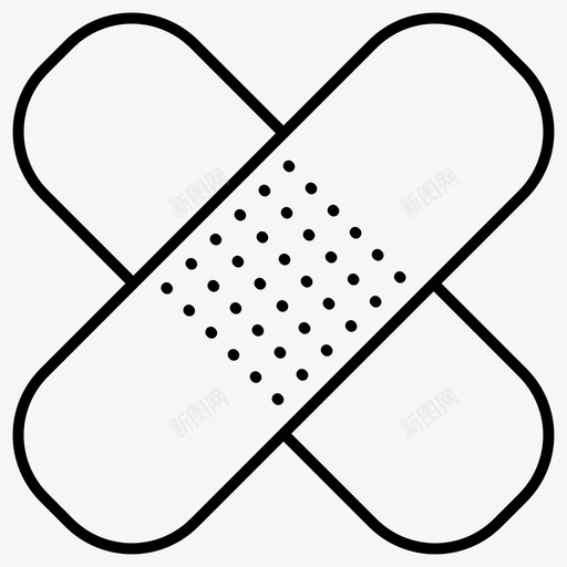 绷带医用贴片svg_新图网 https://ixintu.com 绷带 医用 贴片 医疗保健