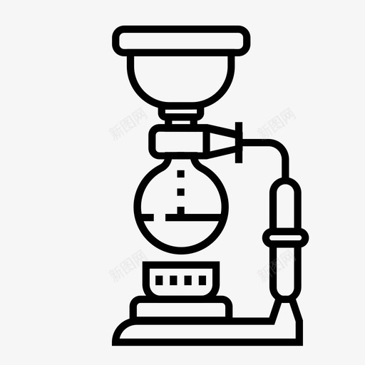 虹吸管手动冲泡吸泡svg_新图网 https://ixintu.com 虹吸管 手动 冲泡 吸泡 真空 空罐