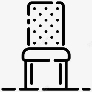 椅子扶手椅凳子图标