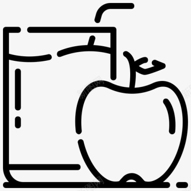 苹果酒饮料液体图标