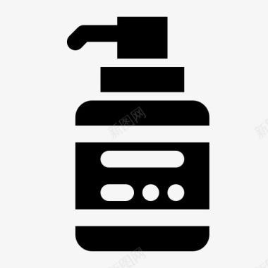 洗发水香水购物图标
