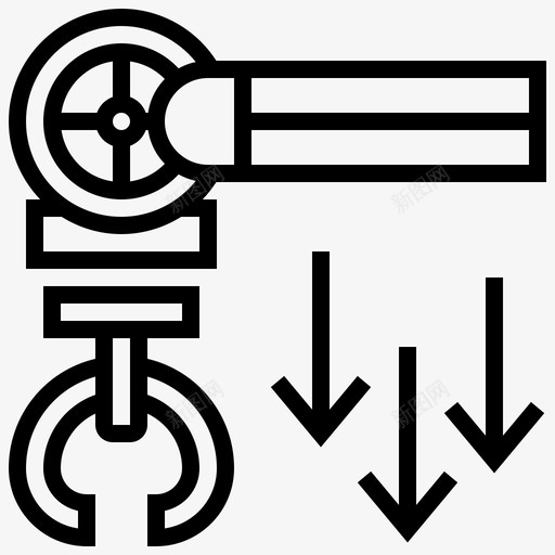 机器人自动化转换器svg_新图网 https://ixintu.com 机器人 自动化 转换器 工业 工具 生产线