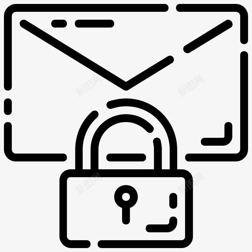 消息锁互联网安全svg_新图网 https://ixintu.com 消息 互联网 安全 防病毒 第卷