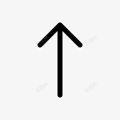 向上箭头键盘笔划svg_新图网 https://ixintu.com 向上 箭头 键盘 笔划 界面 图标