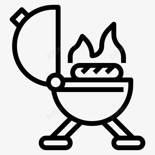 烤肉烧烤烤架svg_新图网 https://ixintu.com 烤肉 烧烤 烤架 炉子