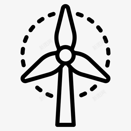 风生态绿色svg_新图网 https://ixintu.com 绿色 电力 风生 生态 自然 能源
