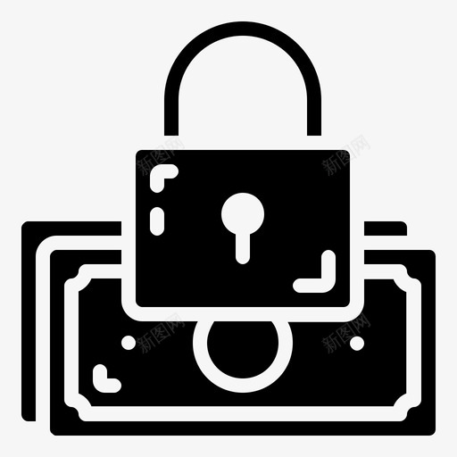 机密性锁挂锁svg_新图网 https://ixintu.com 安全 机密 性锁 挂锁 金融和 融和 银行 标志