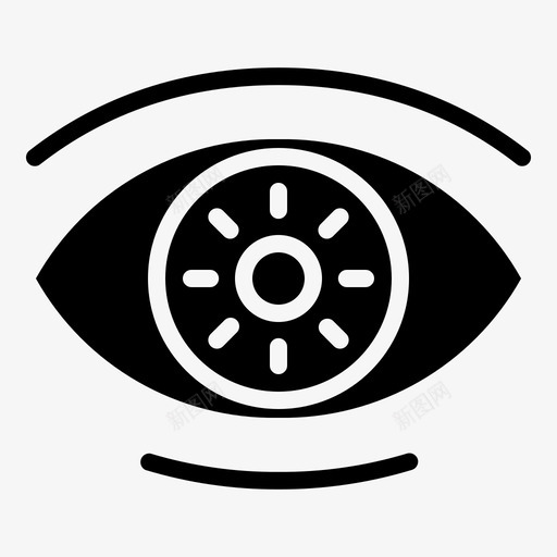 眼睛检查健康医疗svg_新图网 https://ixintu.com 眼睛 检查 健康 医疗 测试 医疗保健 医药 雕文
