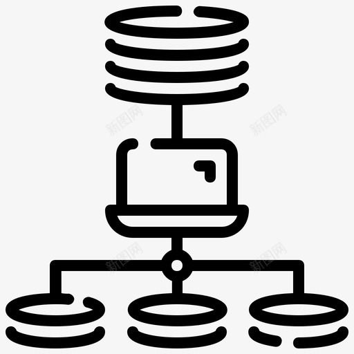 数据库结构化服务器大数据svg_新图网 https://ixintu.com 数据库 结构化 服务器 大数 数据