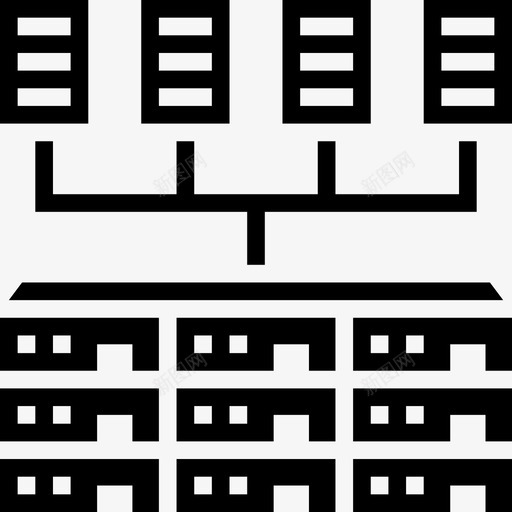 数据存储管理组织svg_新图网 https://ixintu.com 数据 存储 管理 组织 系统 大数 图示