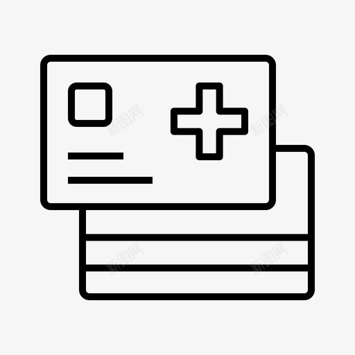 医疗卡文件医疗保健svg_新图网 https://ixintu.com 医疗 卡文 文件 医疗保健 保险 医院