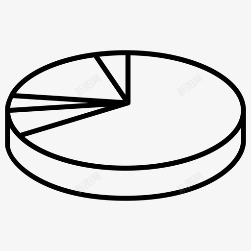饼图图表市场svg_新图网 https://ixintu.com 饼图 图表 市场 比例