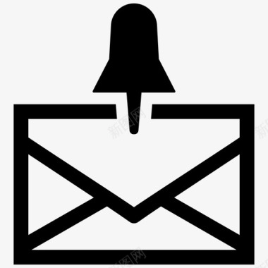 邮件附件电子邮件信件图标