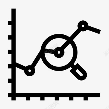 股票分析市场股票图标