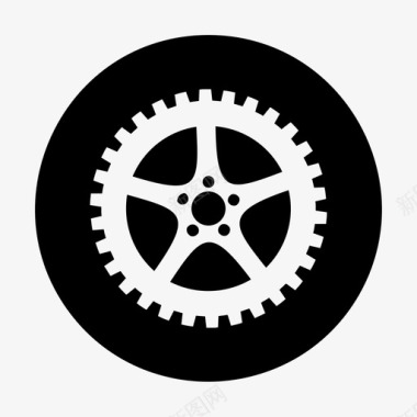 齿轮商业工程图标