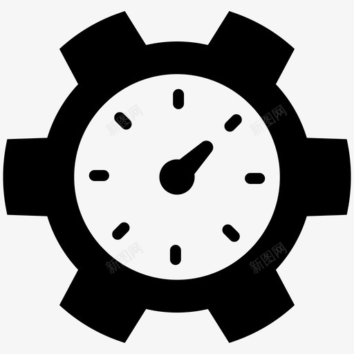 时间管理商务钟表svg_新图网 https://ixintu.com 时间管理 商务 钟表 营销
