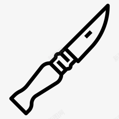切割刀刀片厨房工具图标