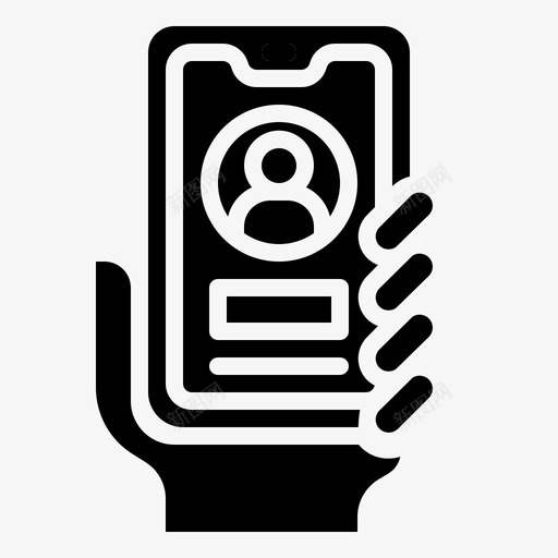智能手机接听电话通讯svg_新图网 https://ixintu.com 手机 智能 接听 电话 通讯 用户