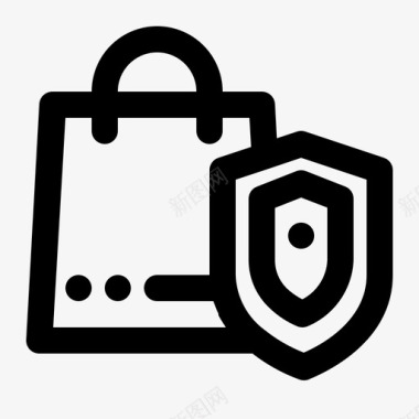 买家保护买家保护网上购物安全图标