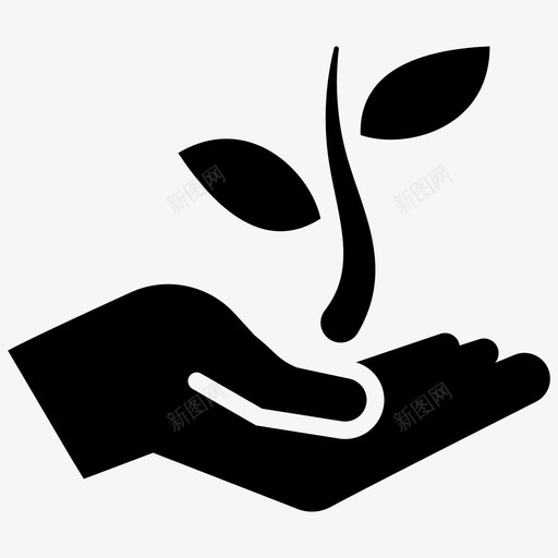 创业成长树叶svg_新图网 https://ixintu.com 创业 成长 树叶 种植 企业管理