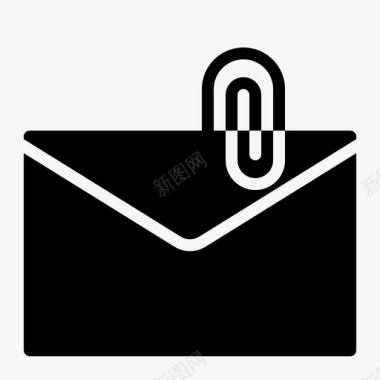 电子邮件档案信封图标