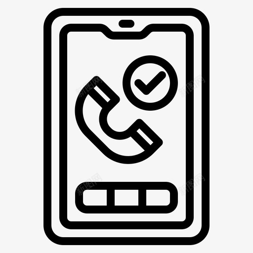 智能手机接听电话通讯svg_新图网 https://ixintu.com 手机 智能 接听 电话 通讯