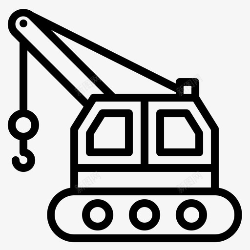 起重机建筑工业svg_新图网 https://ixintu.com 建筑 起重机 建筑工 工业 工具