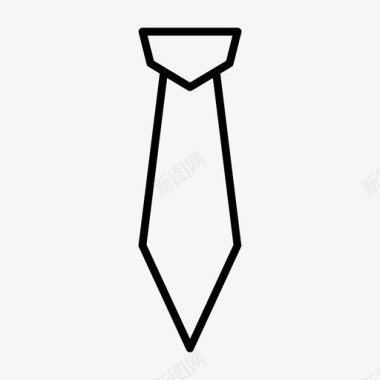 领带时尚颈装图标