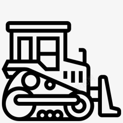 重型工程车推土机建筑挖掘机高清图片