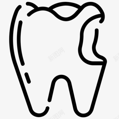 蛀牙牙科口腔医学图标