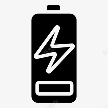 电池充电能量功率图标