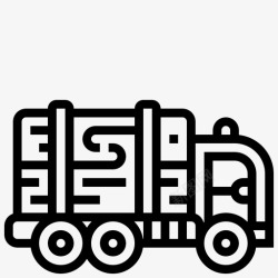 重型工程车重型卡车货物物流高清图片