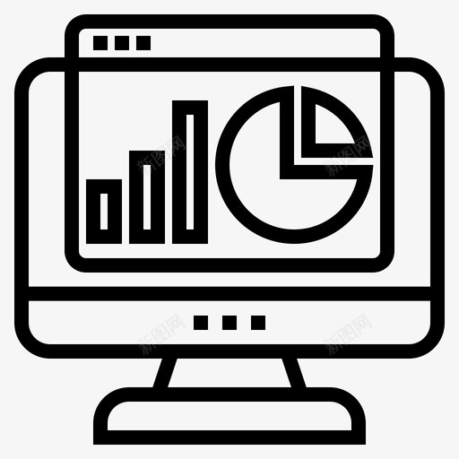 统计分析金融svg_新图网 https://ixintu.com 统计分析 金融信息 图表 结果 电子商务