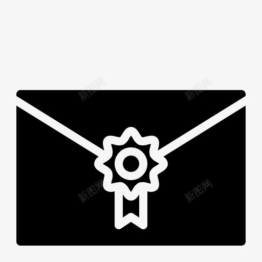 信封徽章电子邮件svg_新图网 https://ixintu.com 信封 徽章 电子邮件 信件 邮件
